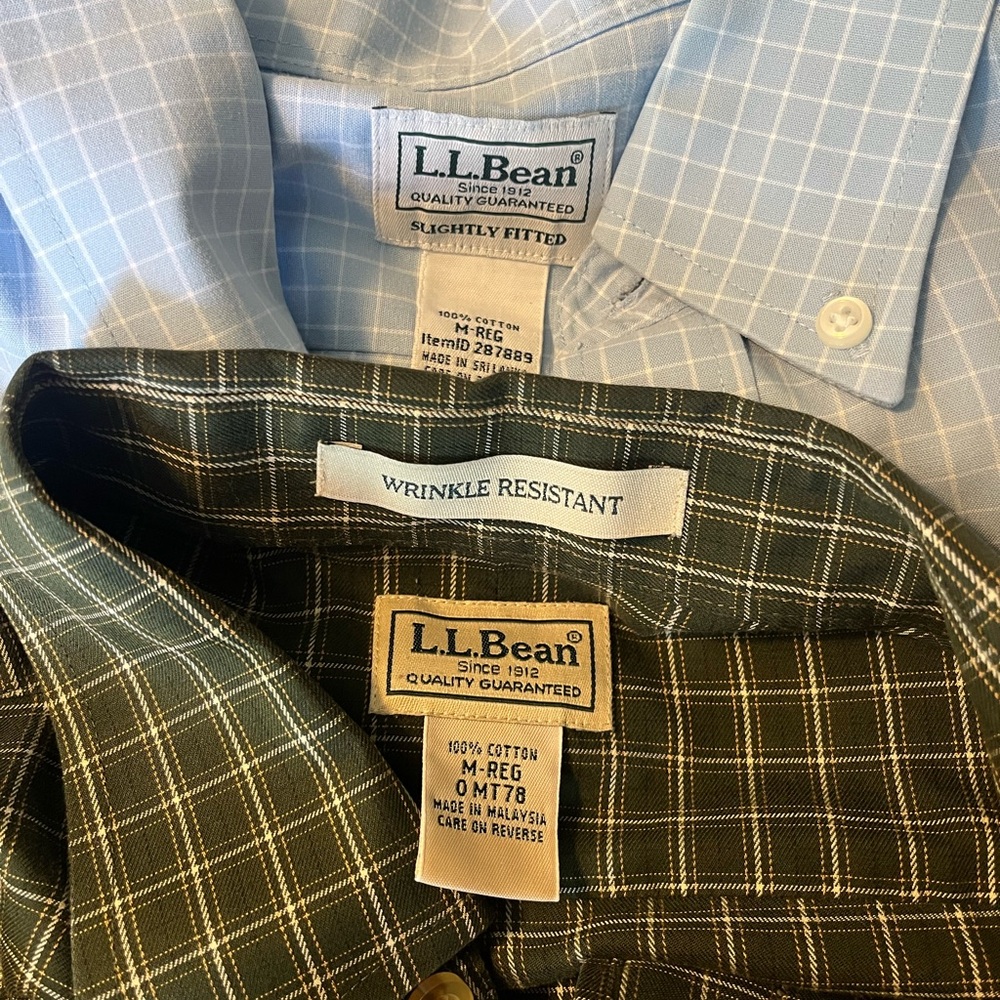 Lot of 10 - L.L. Bean Button Down Shirts - Picture 3 of 6